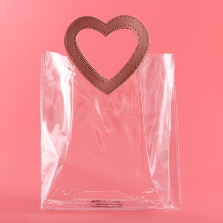 Gift package from PVC pink 26.5 x 23 x 12cm-2