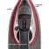 Iron Eco-Bi2601, 2600 W, ceramic sole, 45 g/min, 320 ml, gray color with red