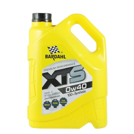Motor oil Bardahl 0W-40 XTS SM/CF 36143, synthetics, 5 liters