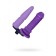 Replaceable double nozzle for Diva, TPR, Violet color, 16 cm