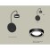 Floor lamp with a switch and acrylic Ambrella Light, XB9596201, GX53 LED 12 W, color black sand, white matte