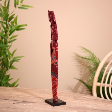 Souvenir "Woman" wood 7x5x52 cm-1