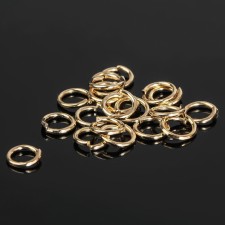 Connective ring 0.8 × 6 mm (set 50 g, ± 570 pcs.) SM-976, color gold