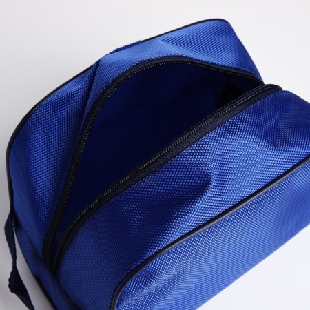 Lightning cosmetic bag, blue color-2