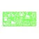 Set of stencils, 4 pieces, plastic figures mix