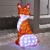 LED Fit "Fox" 60 × 30 × 30 cm, acrylic, 120 LED, 8 modes, 24 V, glow of white