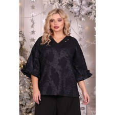 Women's tunic, size 54, black color
