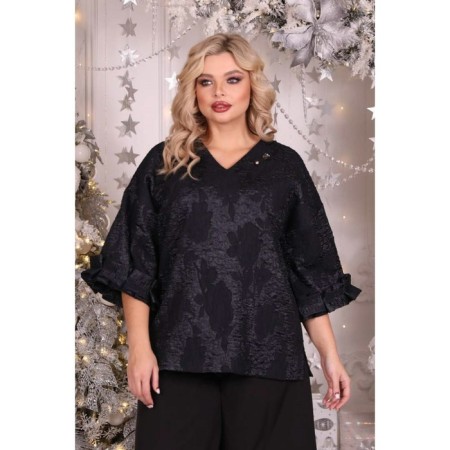 Women's tunic, size 54, black color
