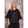 Women's tunic, size 54, black color