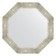 Mirror in the baguette frame, aluminum 90 mm, 76.6x76.6 cm