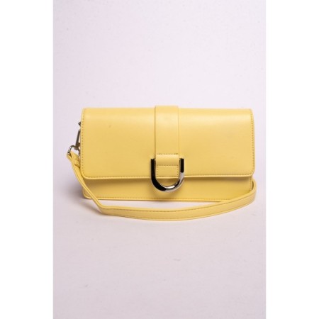 Cross-Body Bag, eco-leather, Ludor yellow, 26x7x14 cm