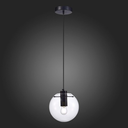 STL LUCE Sus. SL1056.403.01. Noor. 1x60 W, E27, 20x20x160 cm, black color-2