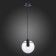 STL LUCE Sus. SL1056.403.01. Noor. 1x60 W, E27, 20x20x160 cm, black color