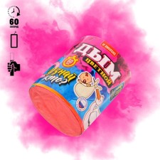 Pink smoke for Pati gender, a charge of 1.75 inch, very high intensity, 60 seconds