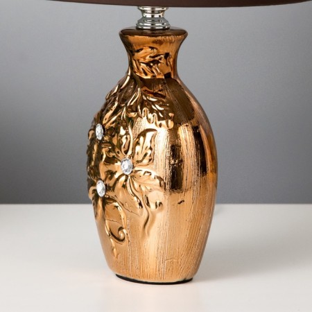 The desktop lamp with the lampshade E14 "Flowering" 33x20x16 cm-8