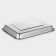 Stainless steel baking sheet, 35 × 26 × 3.5 cm, chrome color