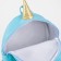 Baby backpack for a girl with sequins "Unicorn", a lightning department, blue color