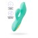 Vibrator with double stimulation Eromantica Vivian, 20 cm, silicone, mint color