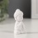 Souvenir Polystone "Buddha - Meditation" White 2x3x5.5 cm