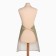 Apron of Dolyana with a pocket, centered green, 70*65 ± 4cm, 100% HL, moward