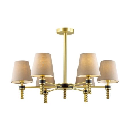Montana chandelier, 6x40W E14, color gold