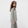 Women's blouse minku: Velvet collection color light gray, river 50