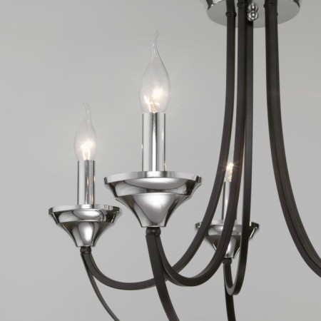 LAZZARO Suspension Chandelier, 60W, E14, 62x62 cm-1