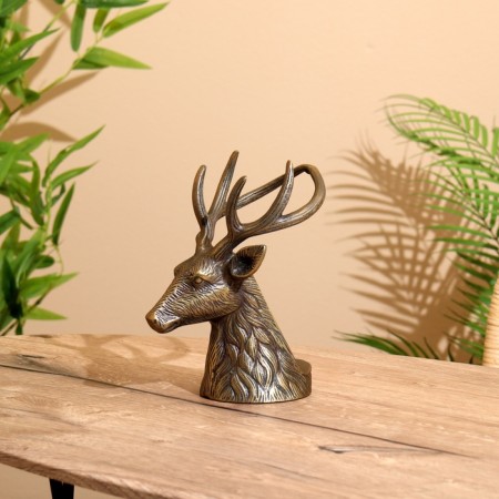 Stand for a bottle "Deer" aluminum 18x12x22 cm-1