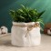 Kashpo "Bag" White, 12x12x13cm