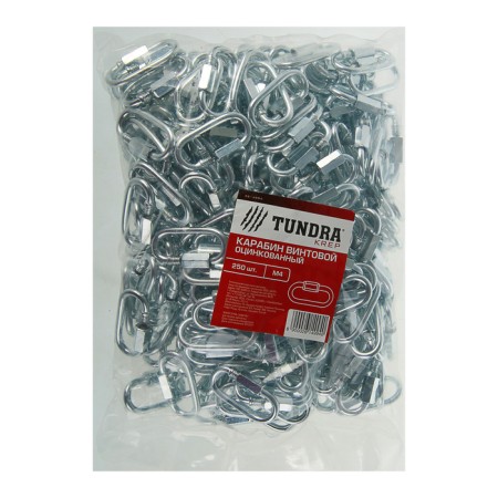 Carabiner of the screw tundra Krep, M4, galvanized-2