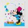 Notebook in a ruler of 12 sheets, 5 types of mix, cover coated paper, Minnie Mouse