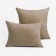 Pillow 70x70cm, beige, Fayber, microfiber, 100% polyester