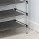 The shoes are universal, 5 shelves, 59 × 30 × 100 cm, black color
