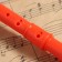 Music Life Blockflate, 8 holes, German system, soprano, red