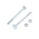 Furniture bolt Element, Din603, 6x70 mm, with a nut, galvanized, on a blist 6 pcs.