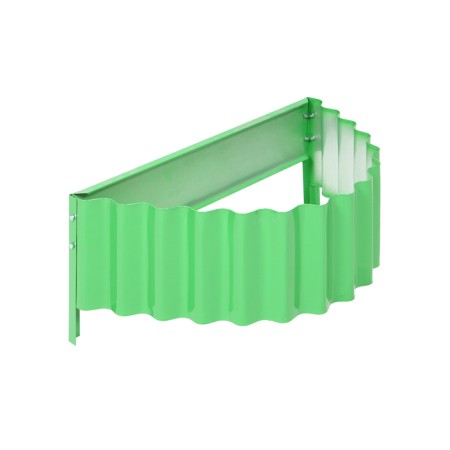 The flowerbed is galvanized "petal", d = 70 cm, h = 15 cm, bright green, Greengo-7