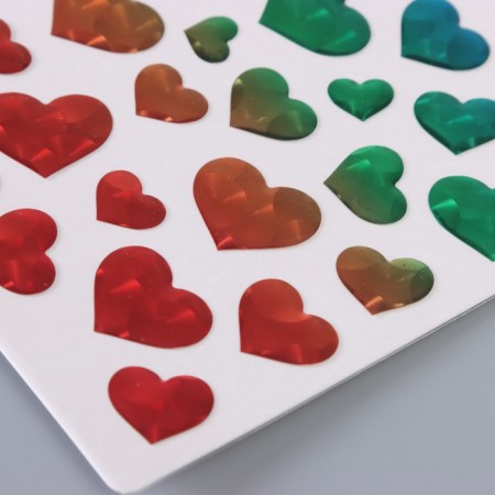 Stickers for creativity plastic "Gradient. Heart" 22x9.5 cm-3