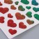 Stickers for creativity plastic "Gradient. Heart" 22x9.5 cm