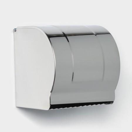 Holder for toilet paper, without a sleeve 12 × 12.5 × 12 cm, color chrome mirror