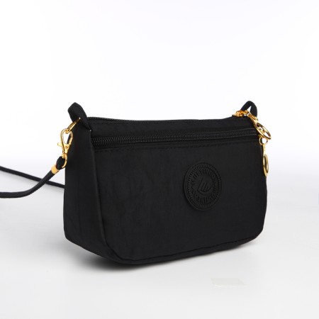 Bag Women's Cross-Bodi with a zipper, black color-5