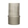 Decorative vase of combined glass, 111 × 111 × 180 mm, color gray color