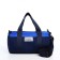 Youth bag with a zipper, blue color