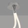 Suspended chandelier Mantra Line, Led, 3750lm, 3000k, 645 mm, chromium color