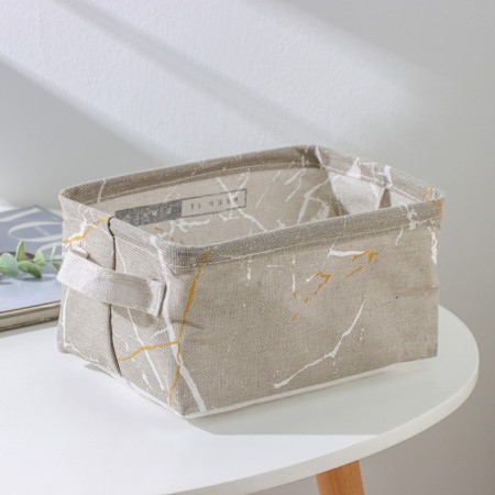 Basket for trifles of the share "marble", 23 × 16 × 12 cm, gray color-2