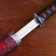 Suv. Product Katana 3V1 on a stand, scabbard fabric, red dragons on black 47/70/89cm