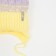 Hat for girls, yellow/lilac color, size 53-56 cm