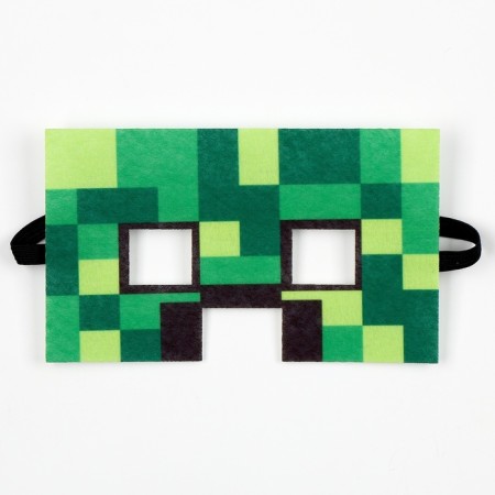 Carnival set "Cube-Mir" raincoat and mask, green-12