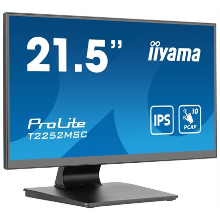 Monitor IIYAMA 21.5 "Prolite T2252MSC-B2 Black IPS LED 5MS 16: 9 HDMI M/M glossy 250CD 1 107043-1