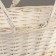 Basket with mobile handles, 32 x 25 x 13 cm, willow