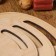 A set of boards of cutting double -sided, cylinder, neckline, 3 pieces